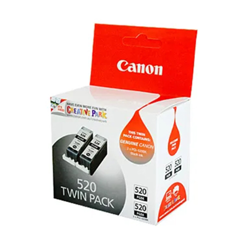 PGI-520BK Canon Twin Pack Black Ink Genuine