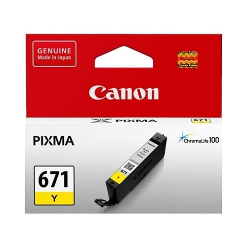 CLI671Y Canon Yellow Ink Genuine
