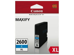 PGI-2600XLC Canon Hi Capacity Cyan Ink Genuine